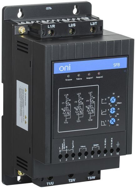 Устройство плавного пуска SFB 3Ф 380В 11кВт 22A Uупр 110-220В Modbus ONI