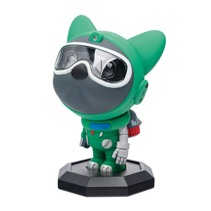 Детский ночник LUMIN'ARTE TL01 "КОСМОПЁС" зёленый, проекция звёздного неба (12 режимов), USB-кабель, голова на магните, с ПДУ 215x130x120 TL01