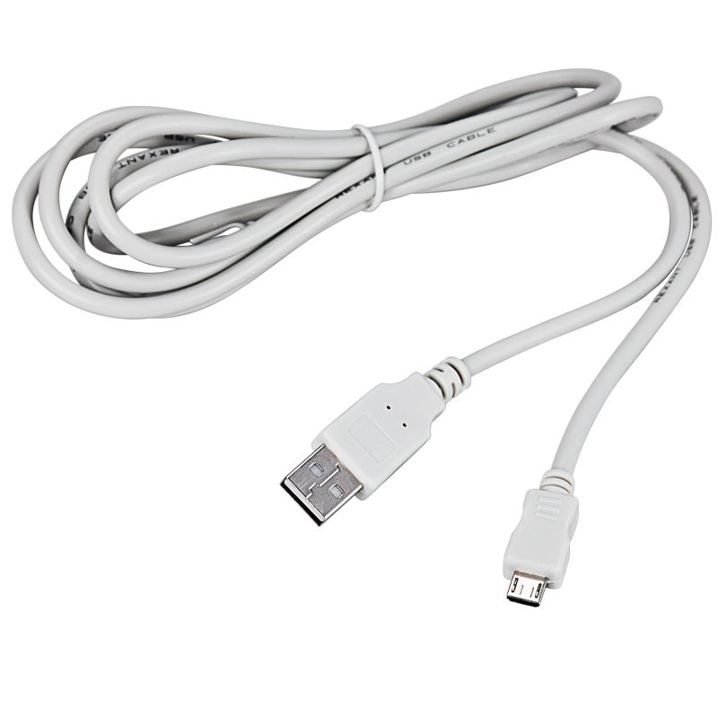 Кабель USB-A – micro USB, 1А, 3м, серый REXANT - Фото 3