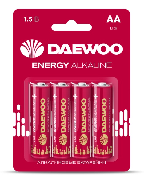 LR 6 Energy Alkaline BL-4 DAEWOO