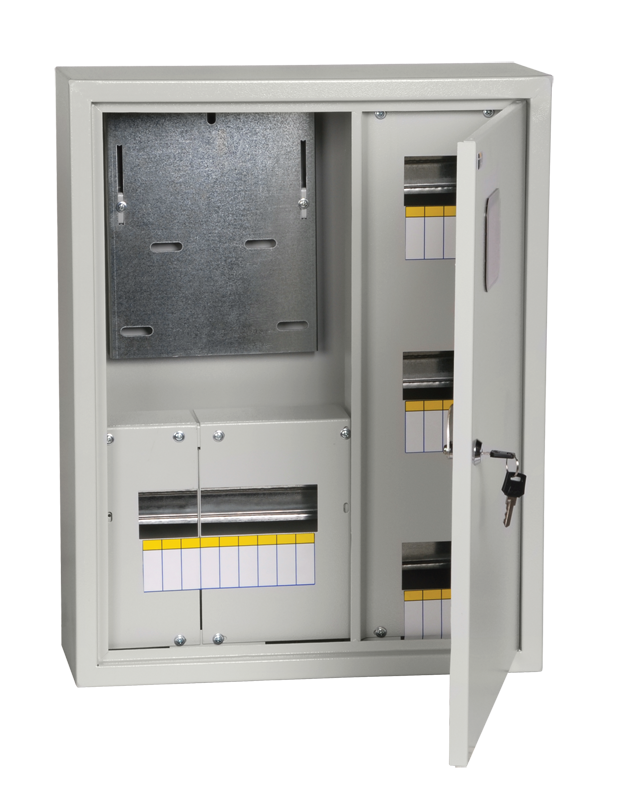 TITAN Корпус металлический ЩУРн-3/18 (560х440х165мм) IP31 IEK