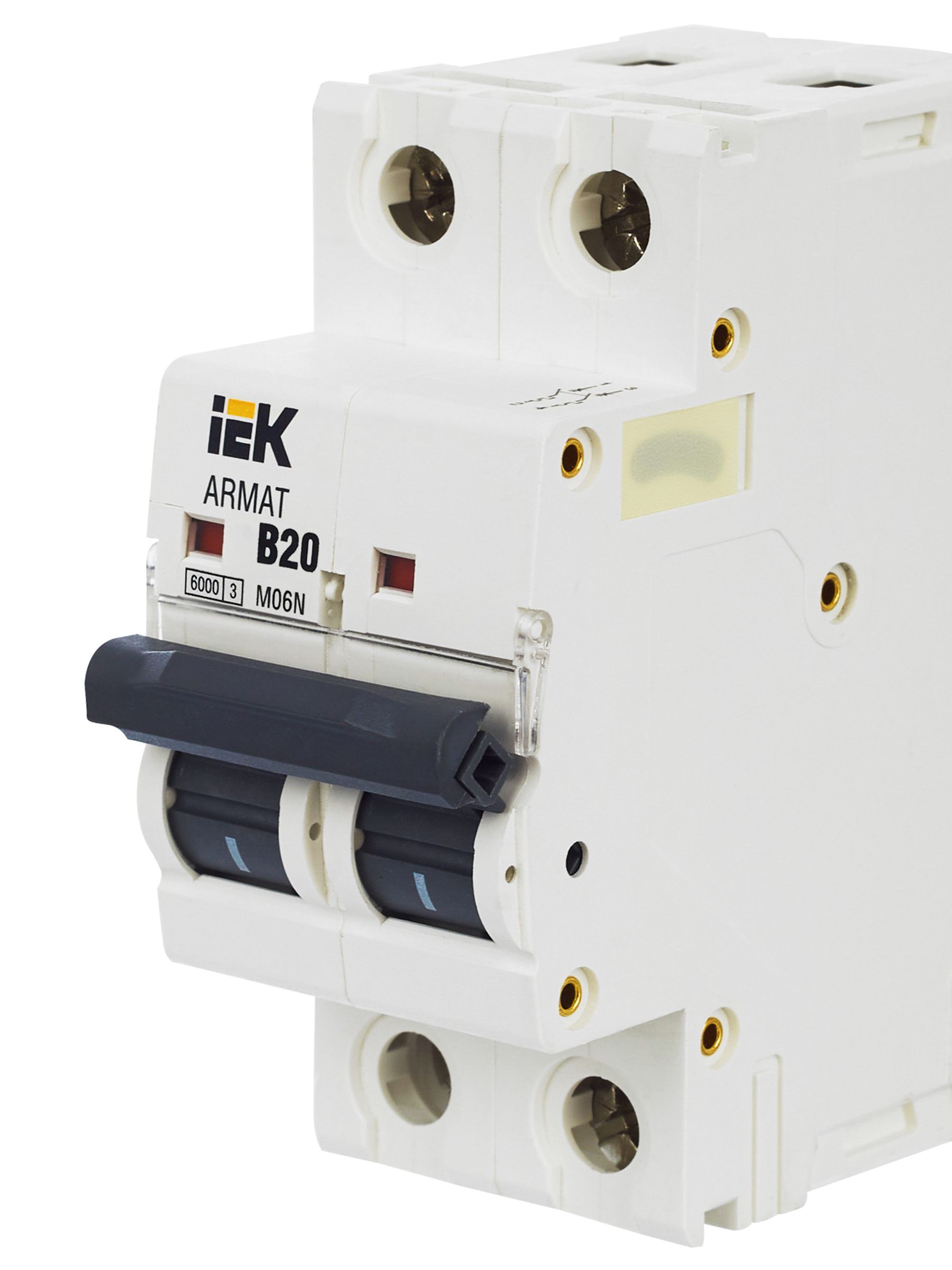 ARMAT Автоматический выключатель M06N 2P B 20А IEK - Фото 4