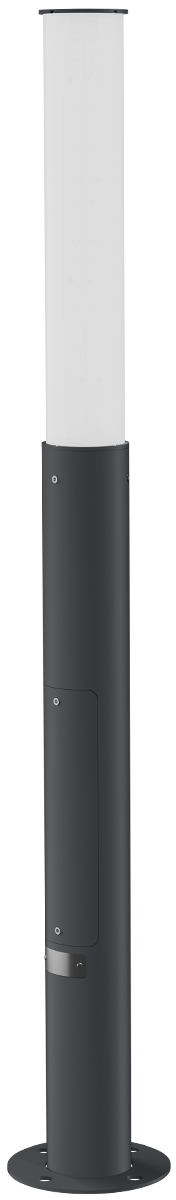 Светильник L-park PILLAR 0,8/20/С/840/03/PKII-71/220AC IP66 RAL7015 Муар LEDEL