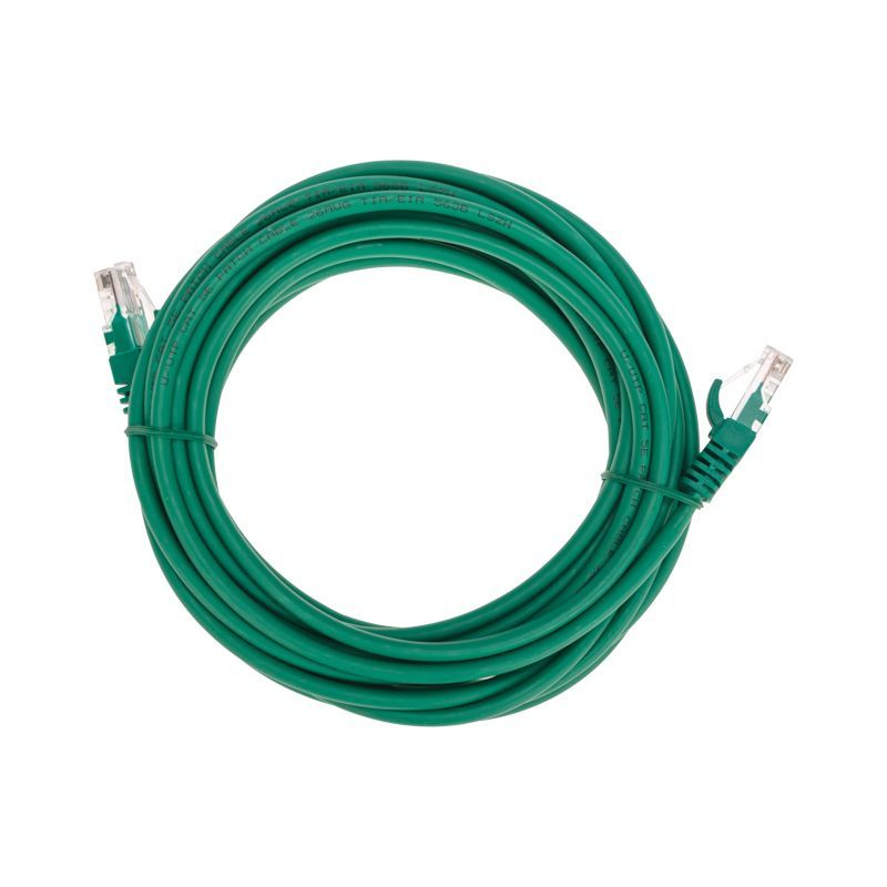 Патч-корд U/UTP, CAT 5e, RJ45-RJ45, 26AWG, LSZH, зеленый, 5м REXANT 02-0106-5