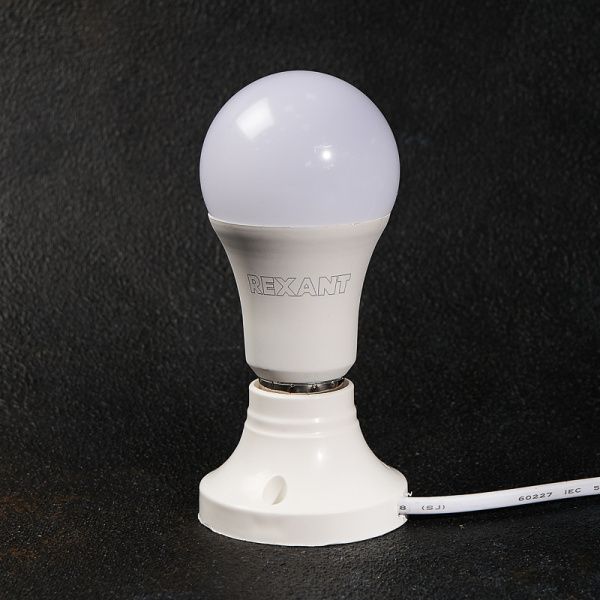Лампа светодиодная Груша A60 15,5Вт E27 1473Лм 6500K холодный свет REXANT - Фото 4