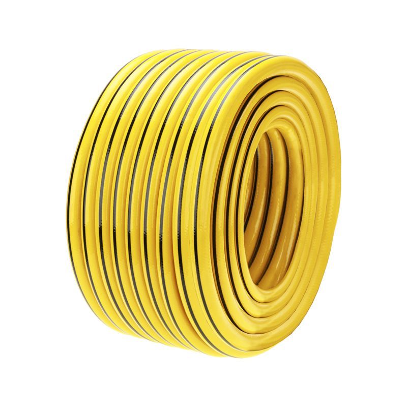 Шланг поливочный ПВХ 3-х слойный армированный 3/4" 50м Профи Плюс ЧЕТЫРЕ СЕЗОНА 62-0230-1