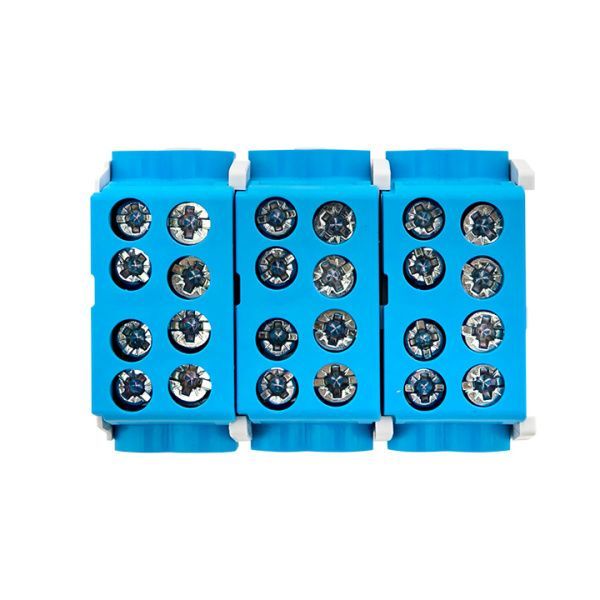 Клемма распределительная КСР с двойным винтом 2x25/2x16 cиняя EKF - Фото 9