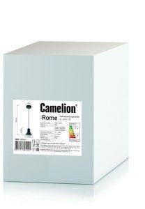 Светильник подвесной PL-602S C02 Rome 1х E27 40Вт 230 черн. Camelion 14555 - Фото 4