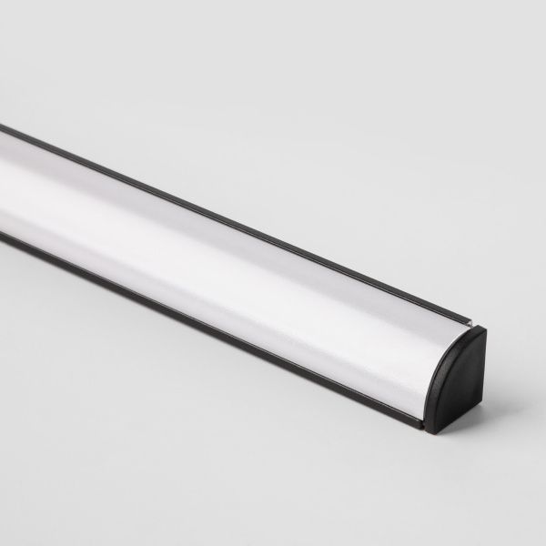 Профиль угловой алюминиевый черный/белый для светодиодной ленты LL-2-ALP008 Elektrostandard - Фото 2