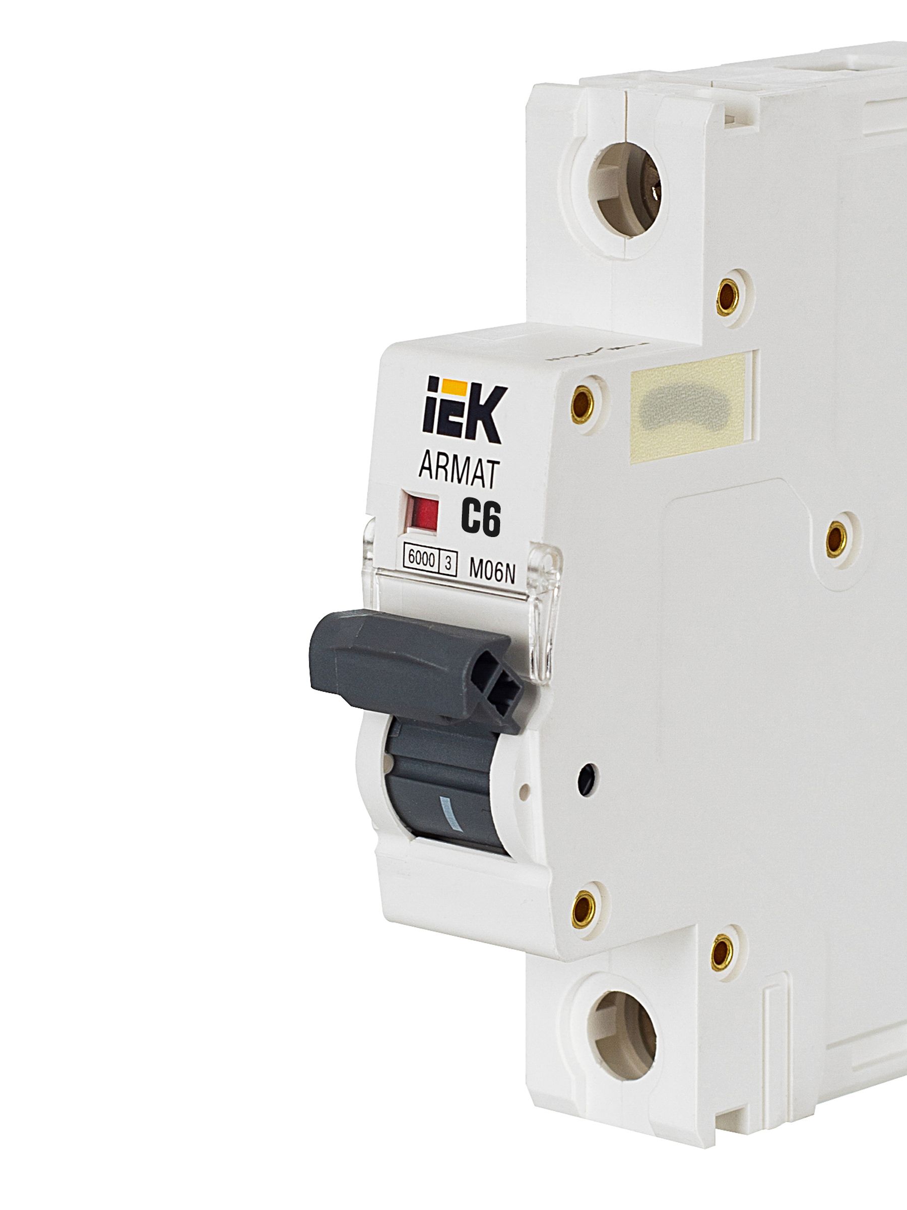 ARMAT Автоматический выключатель M06N 1P C 6А IEK - Фото 2