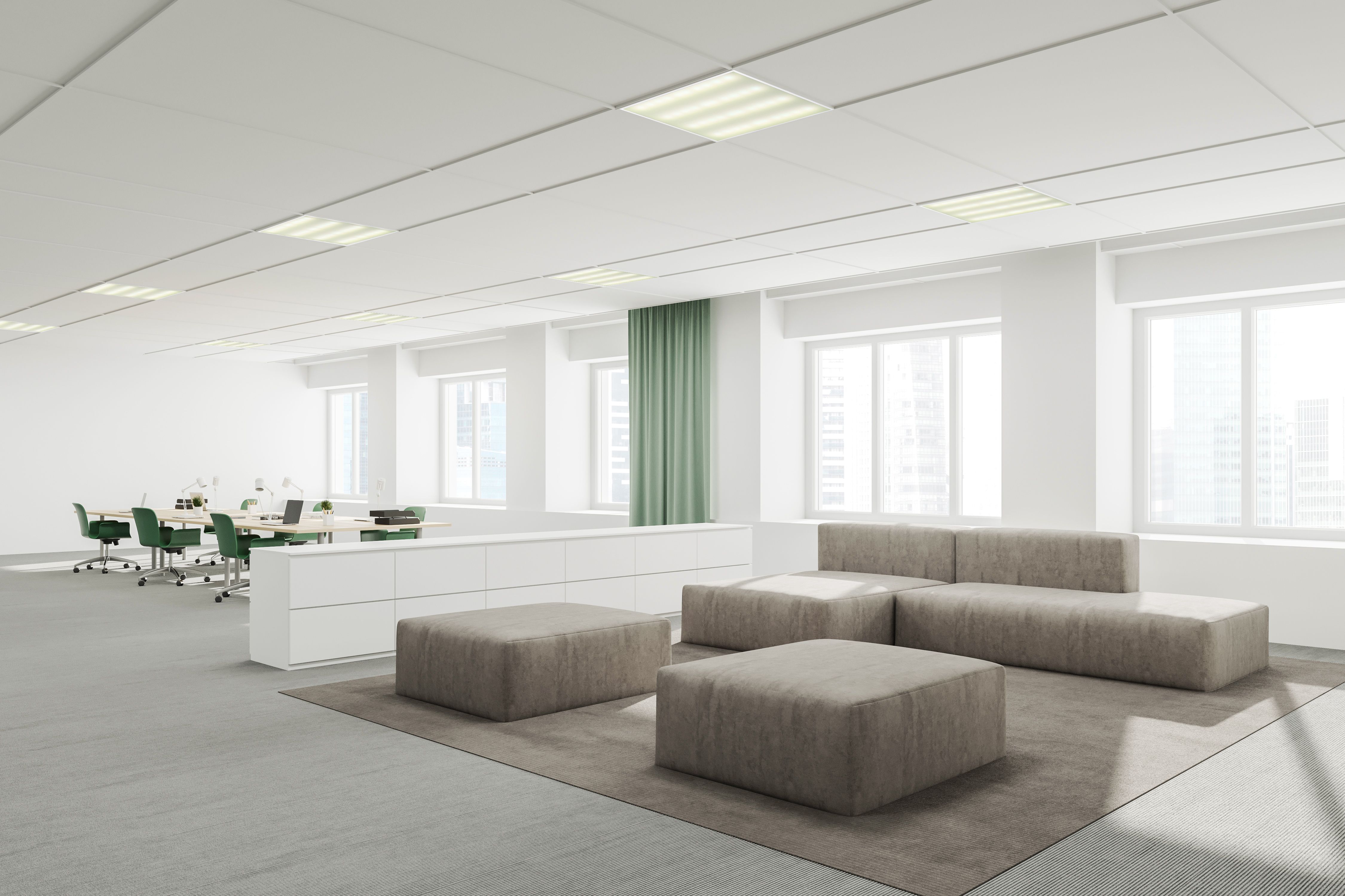 LIGHTING PRO Светильник светодиодный ДВО 1001A 40Вт 3000К IP40 595х595мм опал БАП 3ч IEK - Фото 3