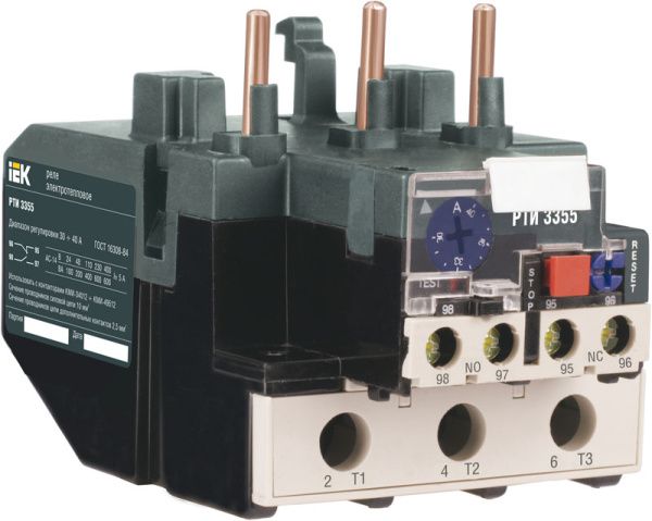 Реле РТИ-3359 электротепловое 48-65А IEK DRT30-0048-0065