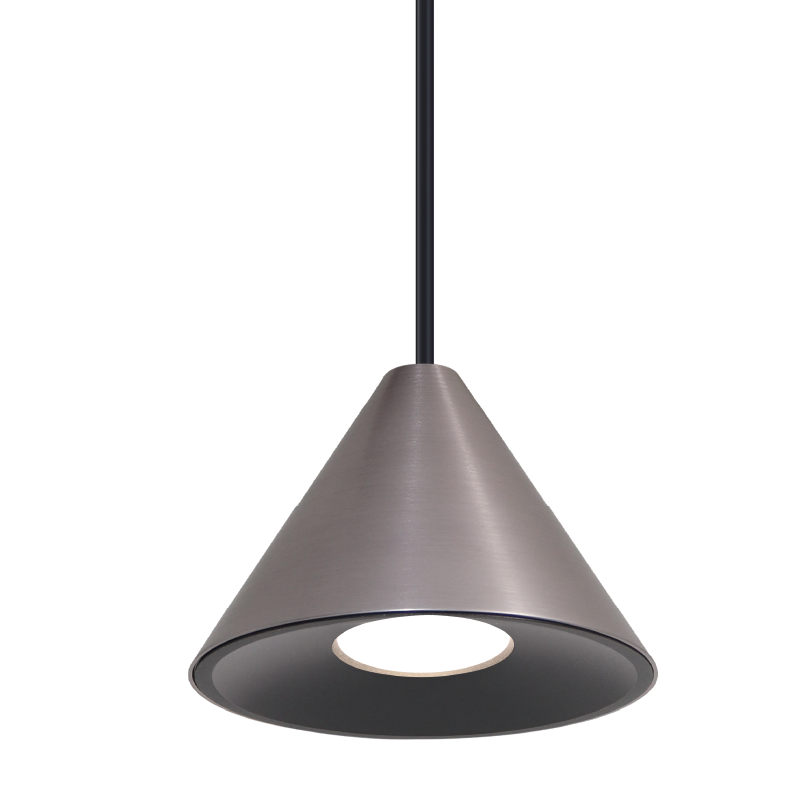 Подвесной светильник WOLTA WSL-GU10/P08CH IP20 под лампу GU10 Чёрный/серый BELLO D115x84 1/30 - Фото 4