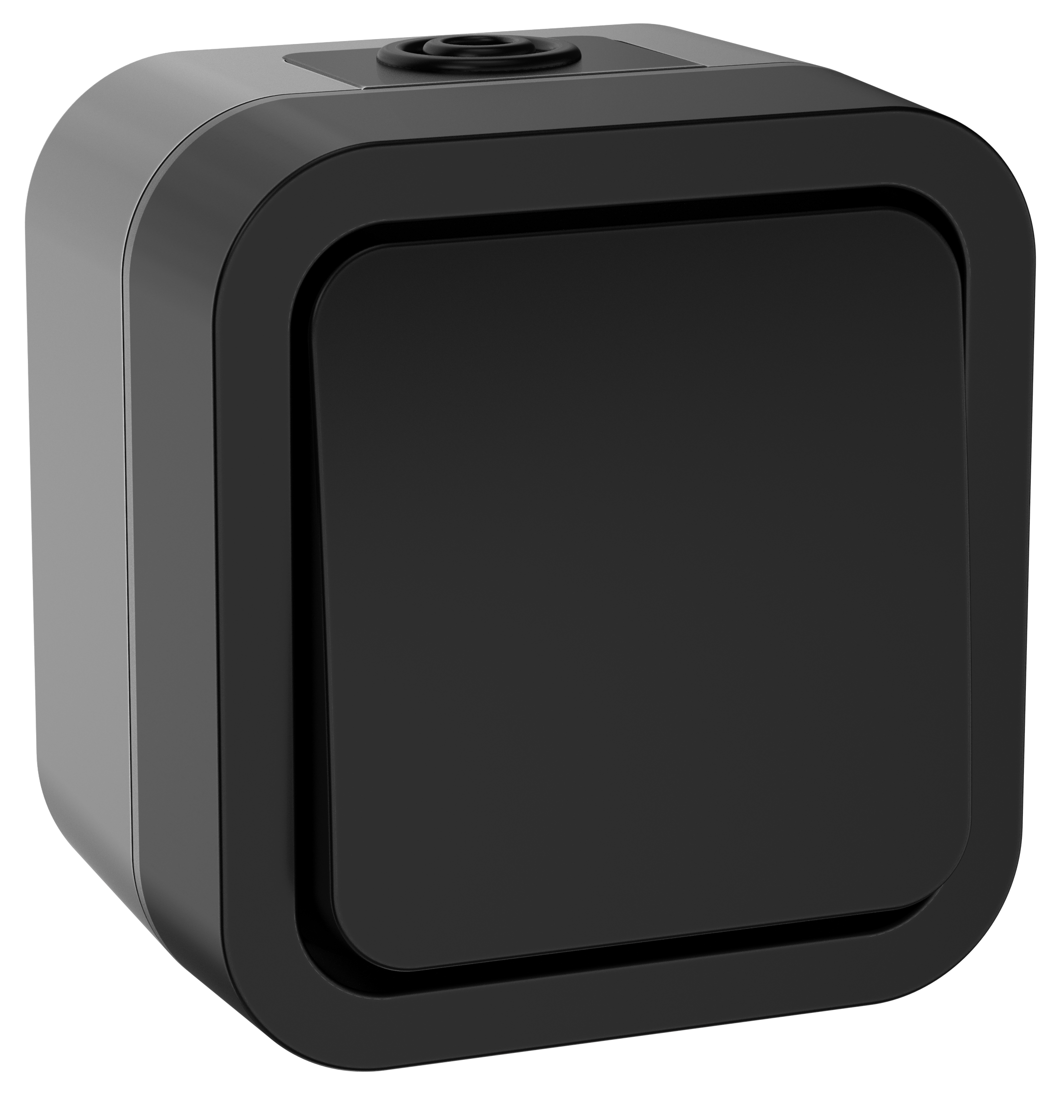 TORS Выключатель двухполюсный одноклавишный 10А IP55 TS111 графит IEK TS-V16-0-10-55-K53