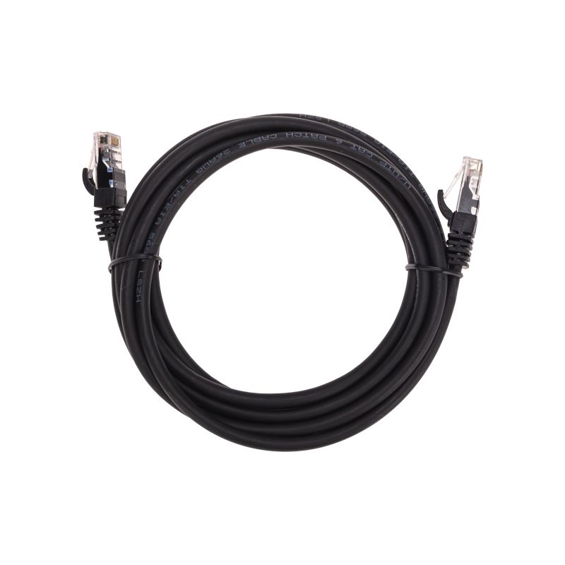 Патч-корд U/UTP, CAT 6, RJ45-RJ45, 26AWG, LSZH, черный, 3м REXANT