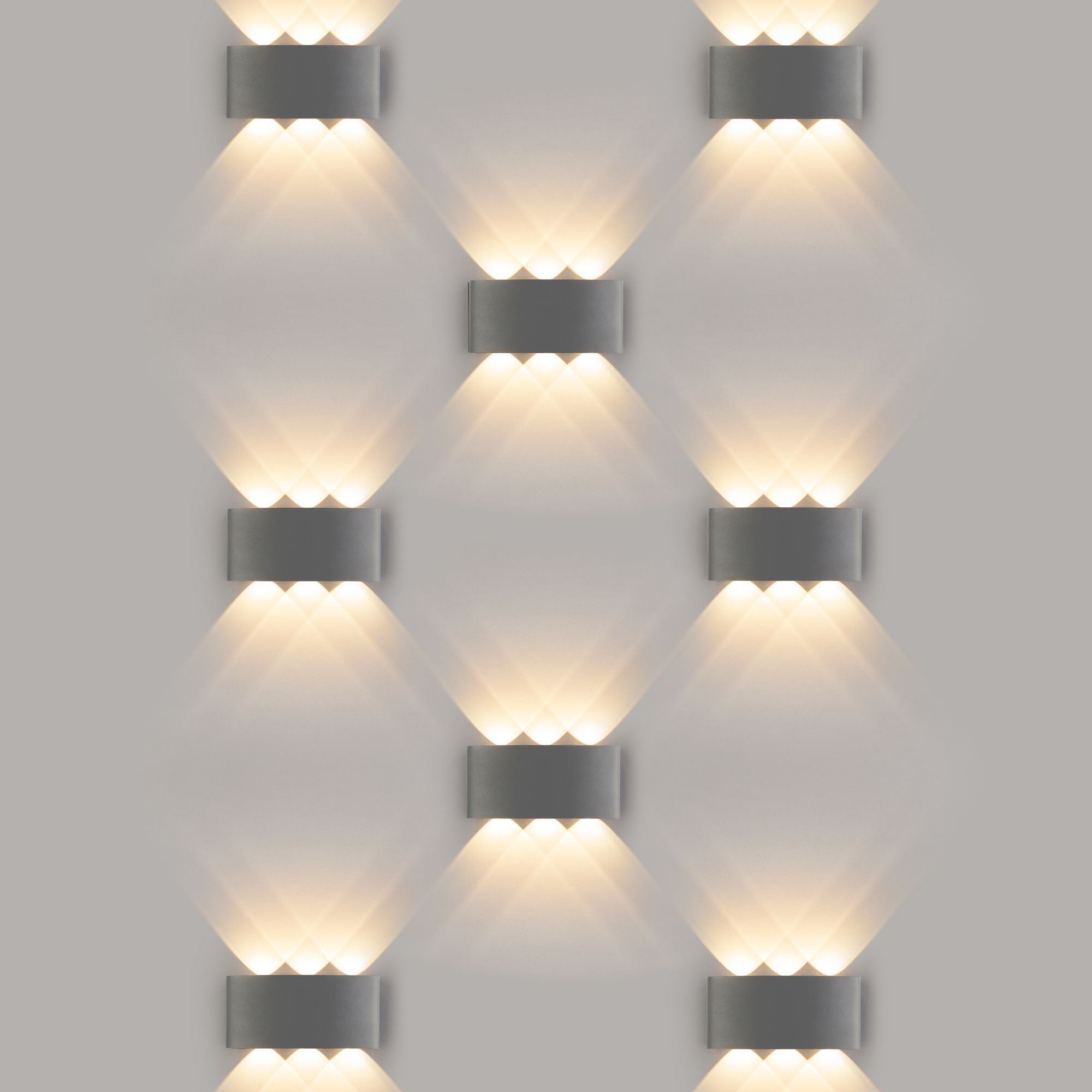 Светильник светодиодный уличный настенный Twinky trio серый 1551 TECHNO LED Elektrostandard - Фото 4