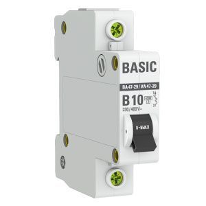 Авт. выкл. 1P 10А (B) 4,5кА ВА 47-29 mcb4729-1-10-B