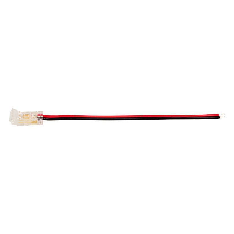Коннектор WOLTA WLS-2PIN-5MM-MONO-1 выводной для одноцветной SMD ленты шириной 5мм, провод 10см. Цена за 1 шт., мин. кратность 3 шт. WLS-2PIN-5MM-MONO-1