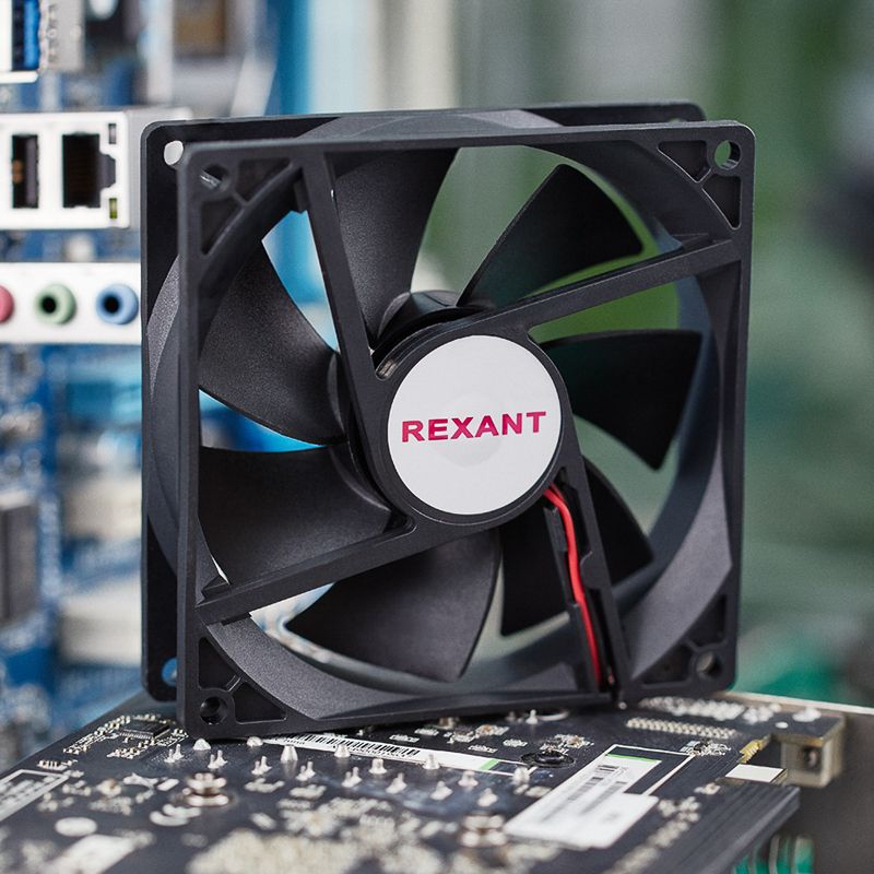 Вентилятор RX 9225MS, DC 24В REXANT - Фото 2