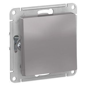 Выключатель 1-кл. СП AtlasDesign 10А IP20 (сх. 1) 10AX с самовозвратом механизм алюм. SE ATN000315 1240228
