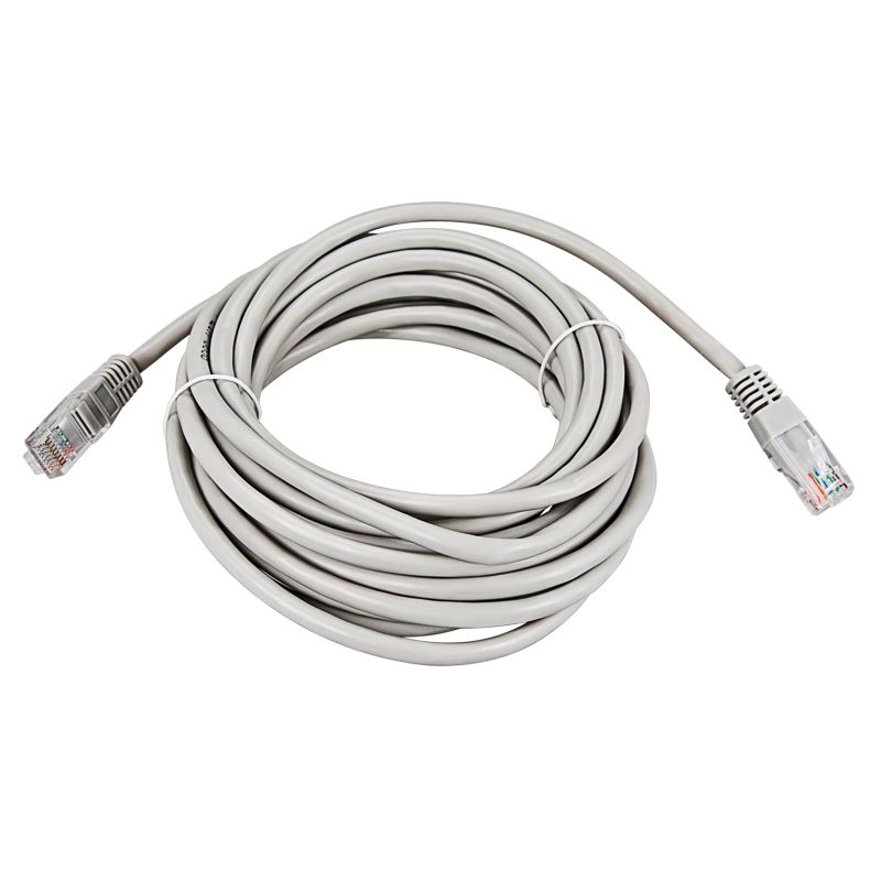 Шнур коммутационный, патч-корд U/UTP RJ45-RJ45, CAT 5e, PVC серый, 3м REXANT - Фото 2