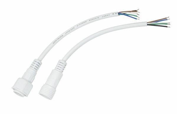 Соединительный кабель (5pin) герметичный (IP67) 5х0.5мм²  белый  REXANT - Фото 3