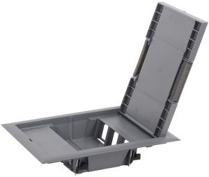 PRIMER Лючок напольный на 12 модулей ONFLOOR 12 IEK KNL-57-12-7012