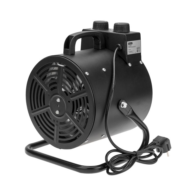 Пушка тепловая электрическая, круглая, регулировка угла наклона, ТЭН, 3кВт REXANT - Фото 2