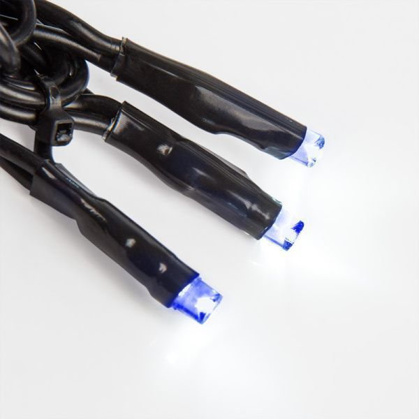 Гирлянда Твинкл Лайт 10 м, черный ПВХ, 100 диодов, цвет синий (контроллер в комплекте) - Фото 6