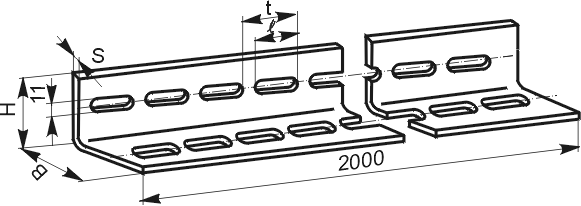 Уголок К 242 оц УТ 2,5