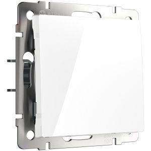 Перекрестный выключатель одноклавишный (белый) Werkel W1113001