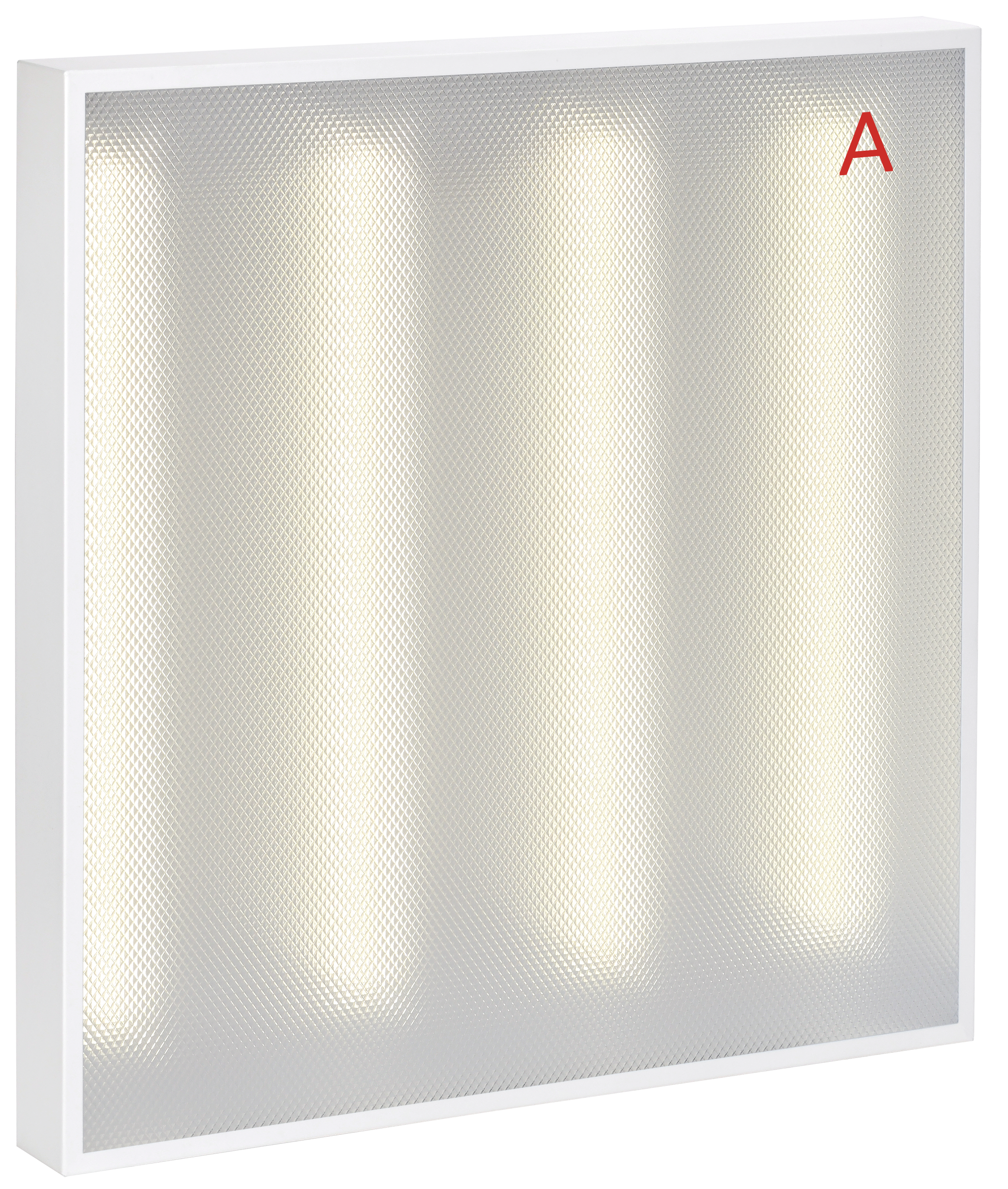 LIGHTING PRO Светильник светодиодный ДВО 2001A 40Вт 4000К IP40 588х588мм Грильято призма БАП 3ч IEK - Фото 3