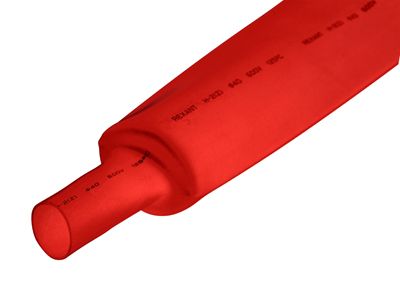 Трубка термоусаживаемая ТУТ нг 30,0/15,0мм, красная, упаковка 10 шт. по 1м REXANT
