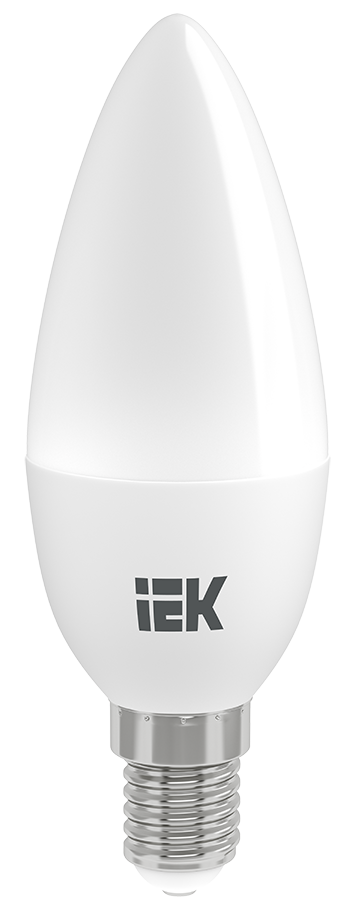 Лампа светодиодная C35 свеча 5Вт 230В 4000К E14 IEK