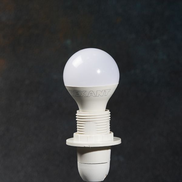 Лампа светодиодная Шарик (GL) 7,5Вт E14 713Лм 4000K нейтральный свет REXANT - Фото 4