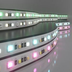 Лента светодиодная 24V 16W 90Led 5050+2835+2835 IP20 MIX RGB/теплый белый/холодный белый, 5м Elektro a053707