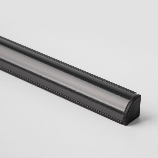 Профиль угловой алюминиевый черный/черный для светодиодной ленты LL-2-ALP008 Elektrostandard