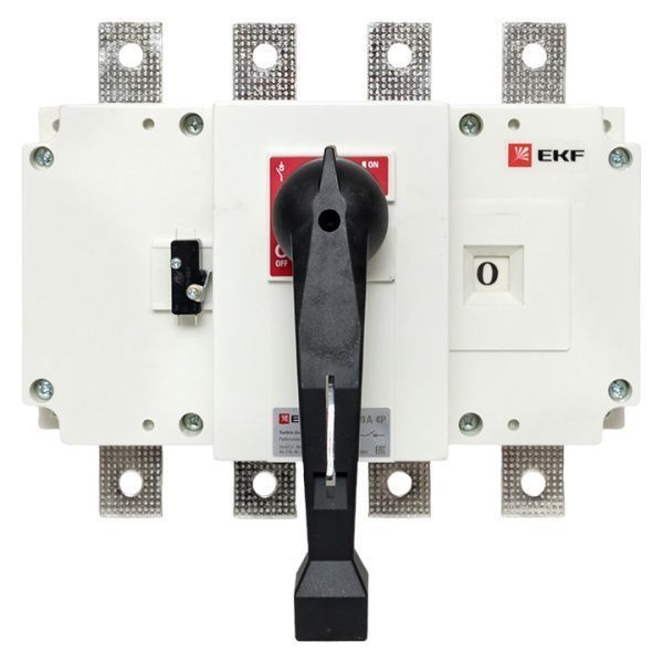 Рубильник-выключатель 630A 4P c рукояткой управления для прямой установки PowerSwitch EKF