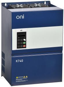 Преобразователь частоты K740 380В 3Ф 3,7-5,5кВт 9-13А встроенный тормоз Энкодер ONI