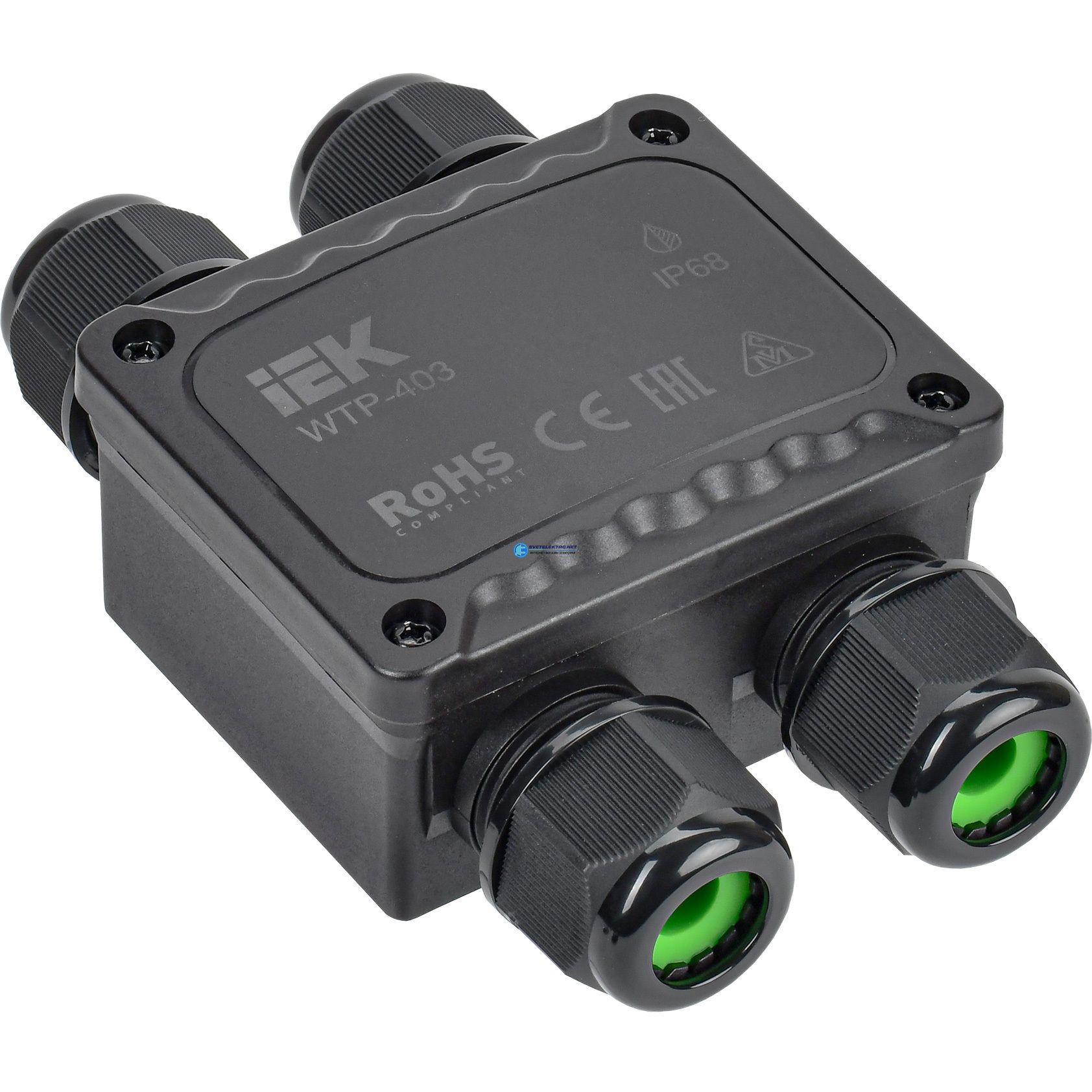 Коробка распределительная герметичная WTP-403 4 ввода IP68 IEK