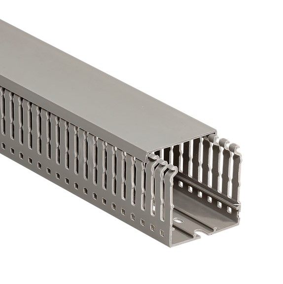Кабель-канал перфорированный 60х60 cерый DEKRON DEK0802-0007