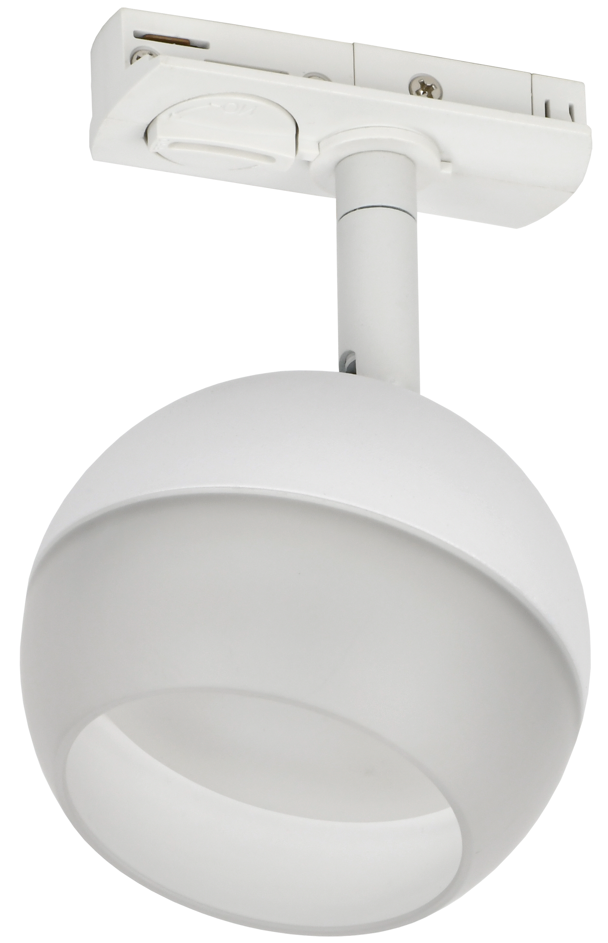 LIGHTING Светильник 4118 декоративный трековый поворотный под лампу GX53 белый IEK