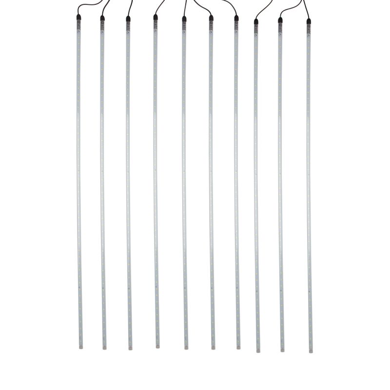 Гирлянда Тающие сосульки 24 В, комплект 10 шт. х 100 см, шаг 100 см, 960 LED, белый, соединяются, NE - Фото 2