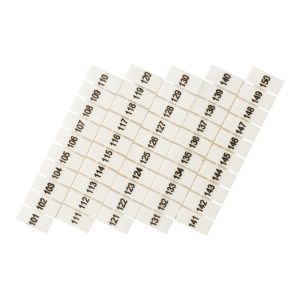 Маркеры для UT/ST/Push-in 4 с нумерацией 100-150 (100 шт.) EKF zb-st-4-100-150