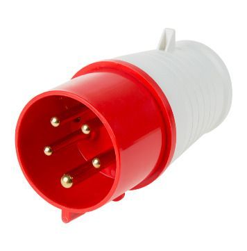 Вилка переносная 035 3Р+РЕ+N, 63А, 415В IP54 DEKRON