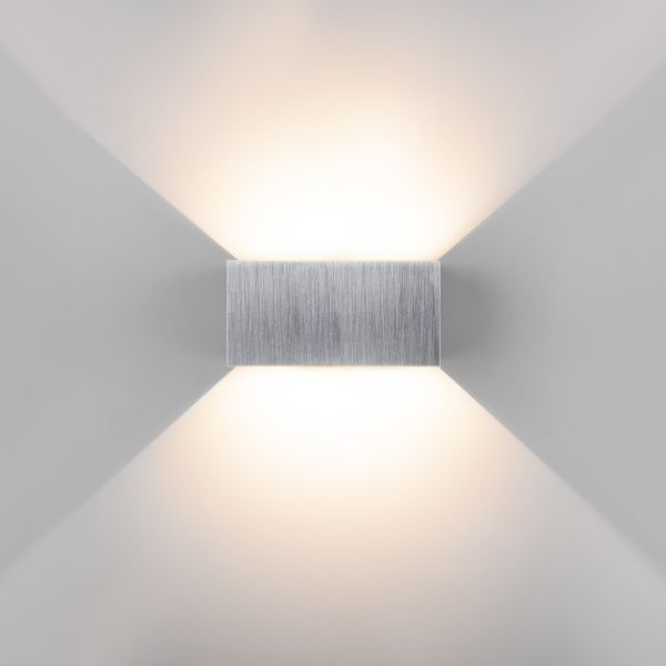 Светильник светодиодный уличный настенный WINNER DOUBLE LED IP54 35137/W алюминий Elektrostandard - Фото 2