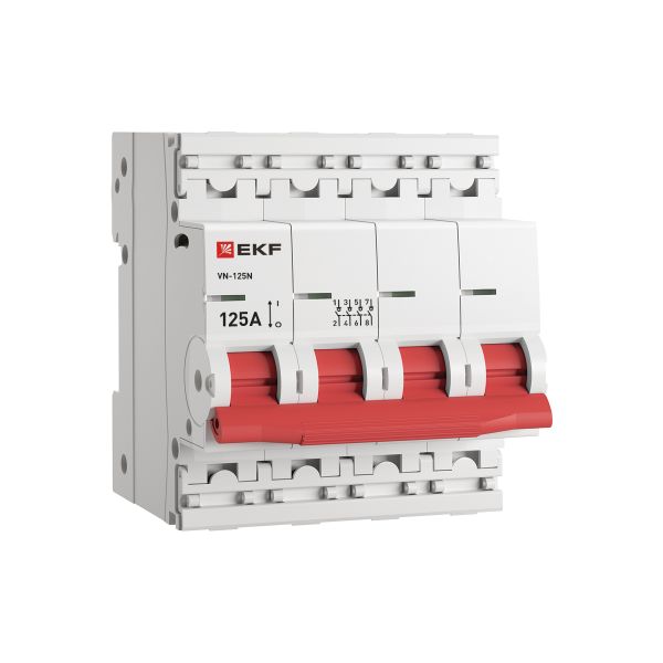 Выкл. нагрузки ВН-125N 4P 125А PROXIMA EKF
