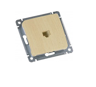 MASTER сл.к. Розетка комп. 1*RJ45 РСК-400-01