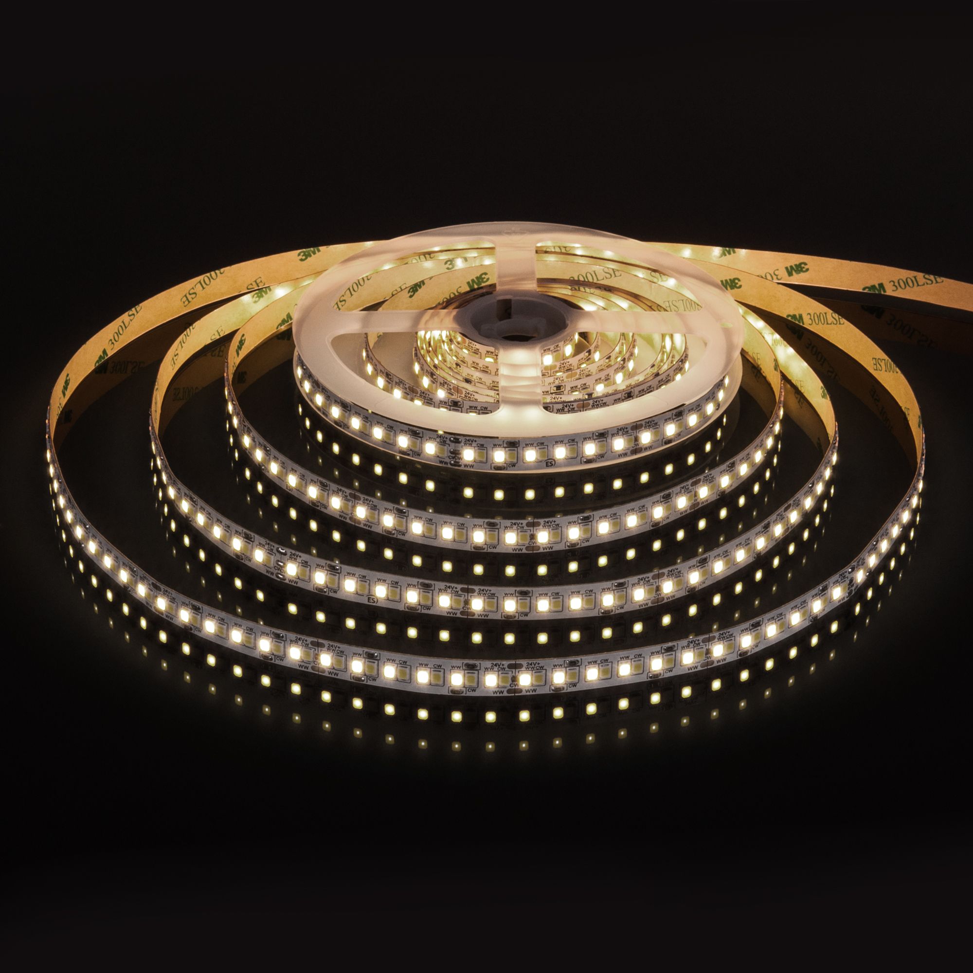 Лента светодиодная 24V 16W 240Led 2835+2835 IP20 MIX теплый белый/холодный белый, 5м Elektrostandard - Фото 2