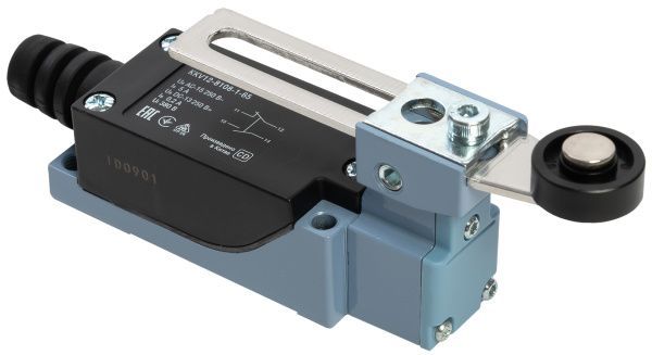 Выключатель концевой КВ-8108 регулируемый рычаг с пластиковым роликом IP65 IEK